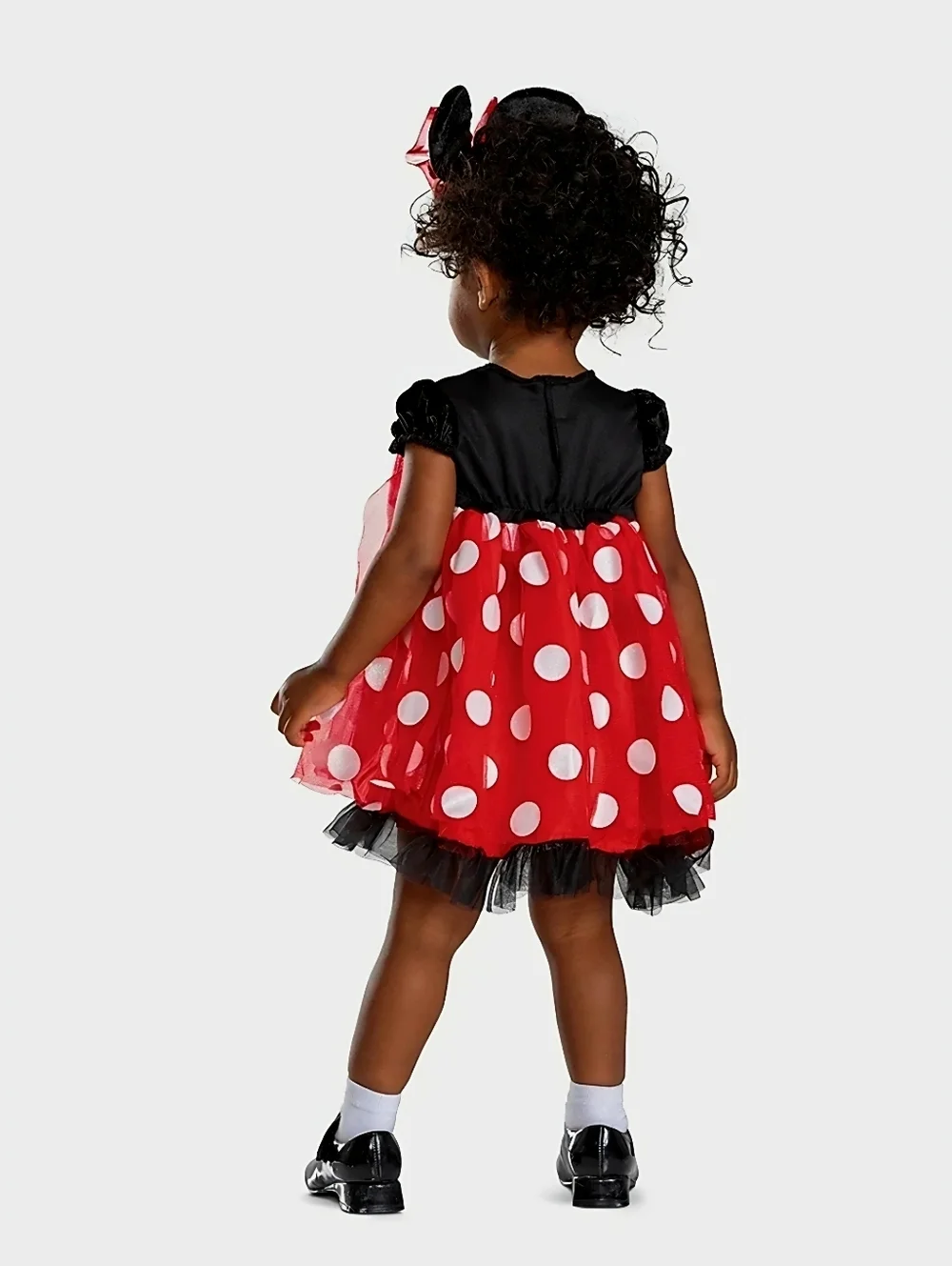 New Disney Minnie Mouse Halloween Costume cosplay Red Polka Dot dress Size 6-12M